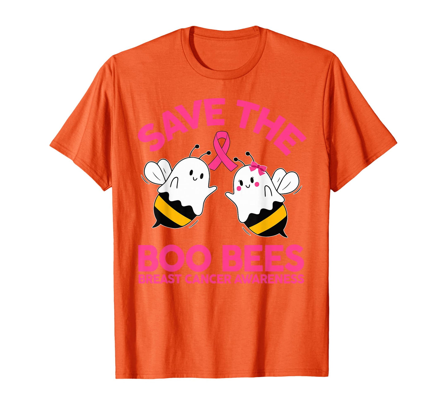 Save The Boobees Boo Bees Breast Cancer Halloween Women T-Shirt