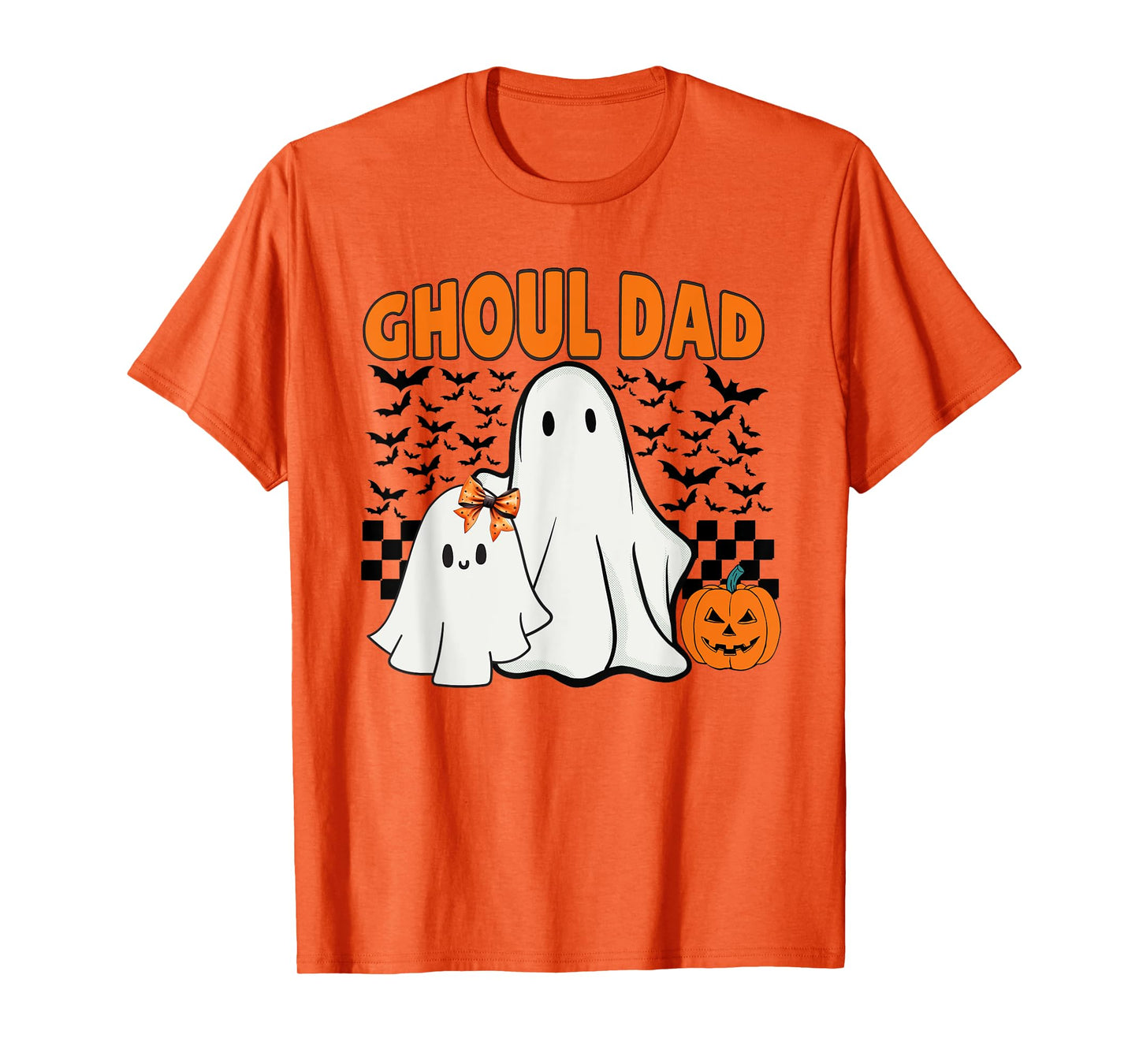 Ghoul Dad Halloween Ghost Spooky Season Retro Daddy T-Shirt