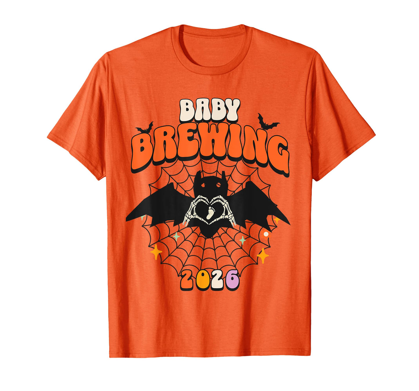 Halloween Pregnancy Announcement Baby Reveal for Mom Dad T-Shirt