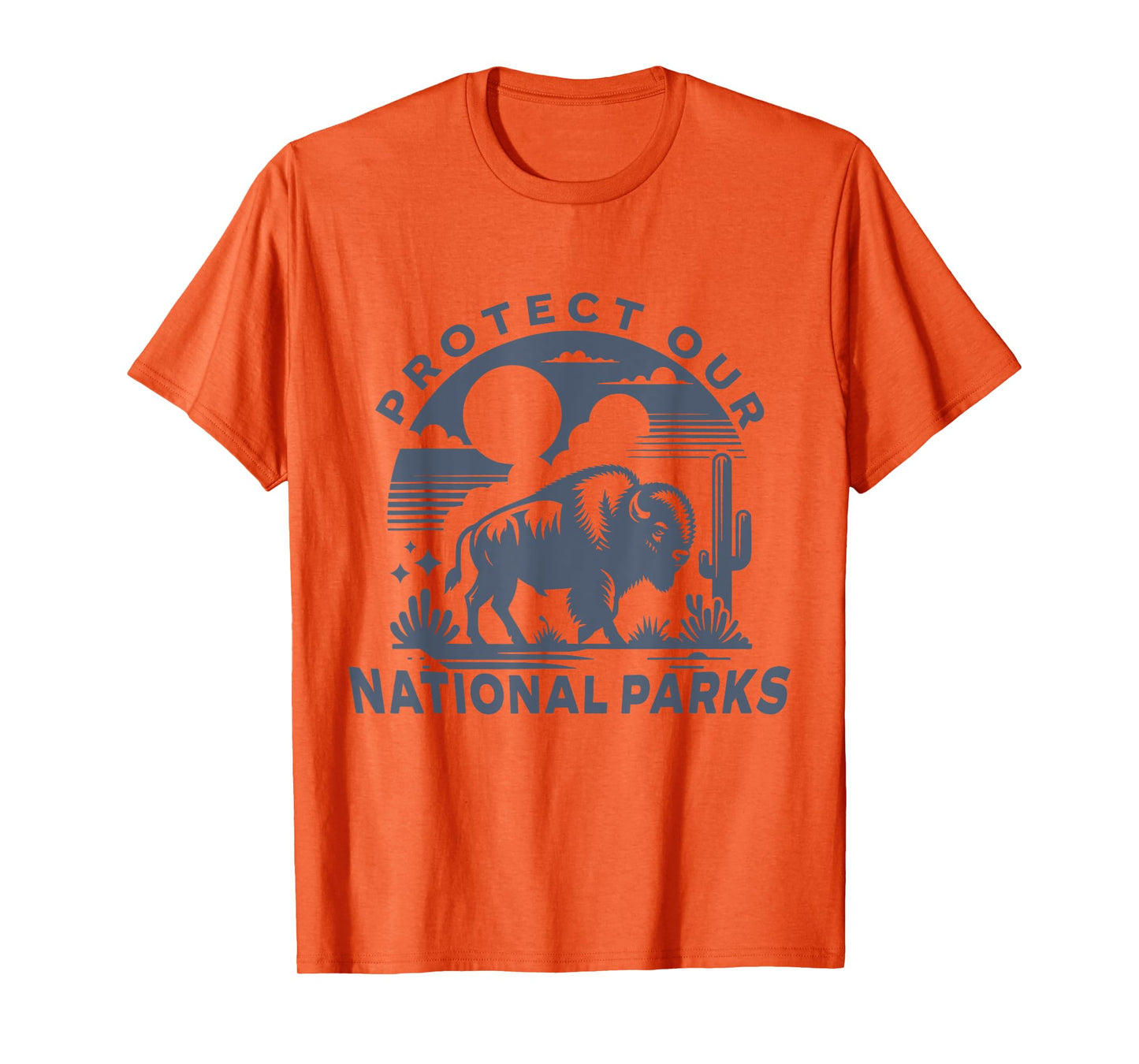 Protect Our National Parks Resist Save Nature Bison Buffalo T-Shirt