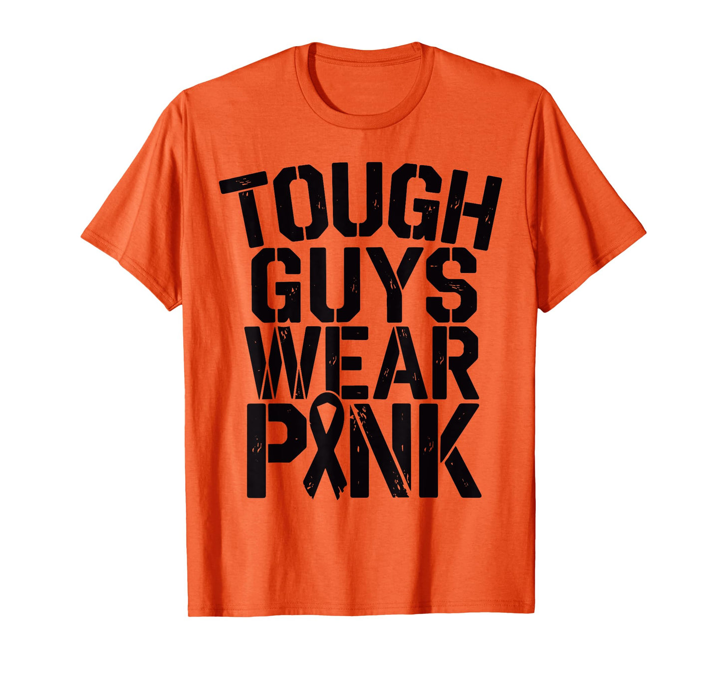 Tough Guys Wear Pink Breast Cancer Awareness Men Boys Youth T-Shirt