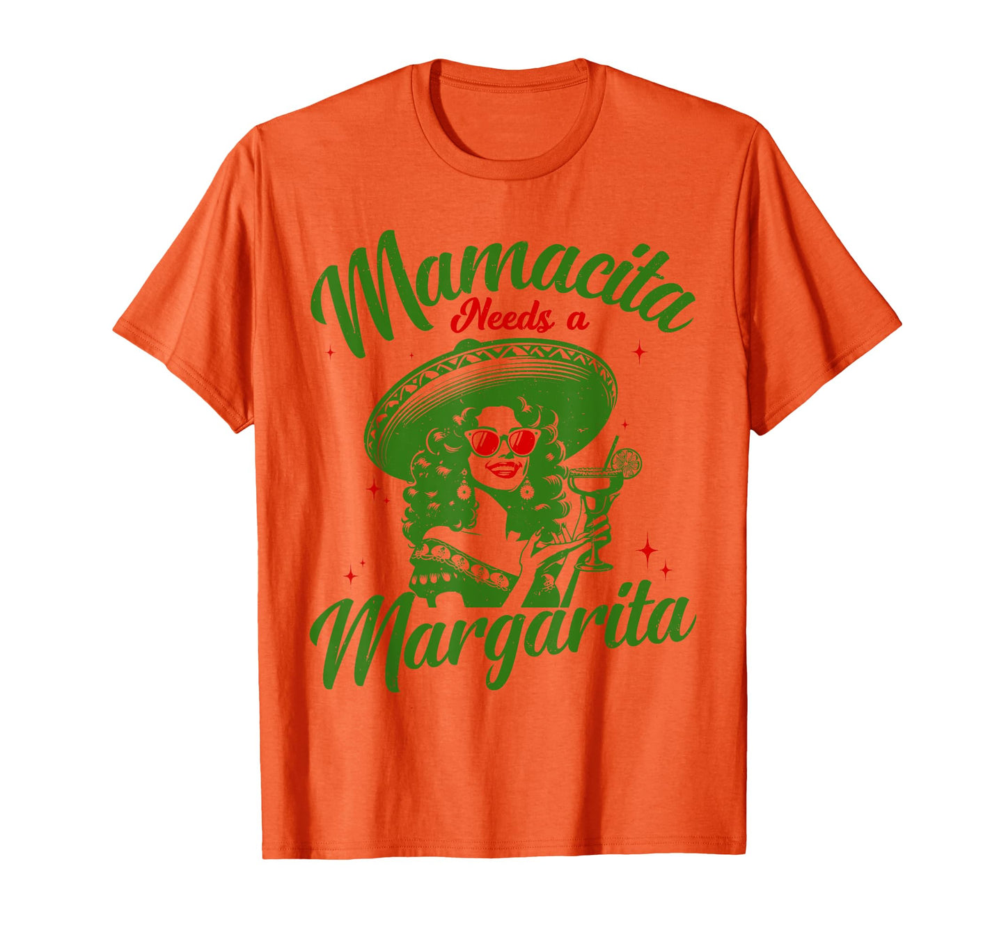 Mamacita Needs A Margarita Cinco de Mayo Funny Womens T-Shirt