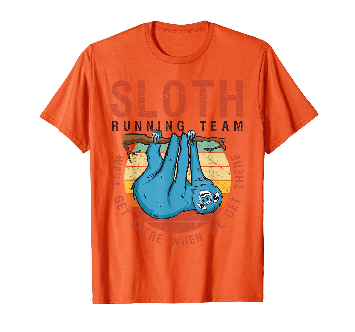 Sloth Running Team Funny Marathon Runner Sloth-Lover Gift T-Shirt