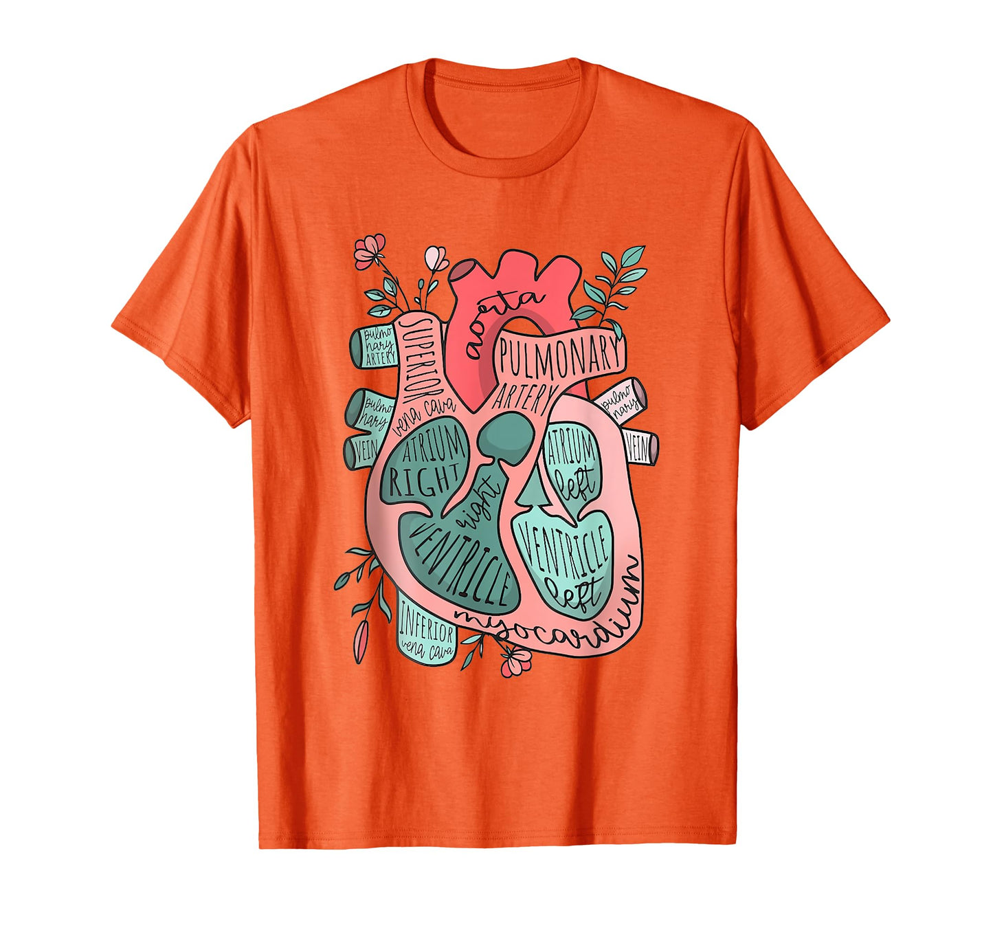 Anatomical Heart Cardiology ICU CVICU Nurse in the Making T-Shirt