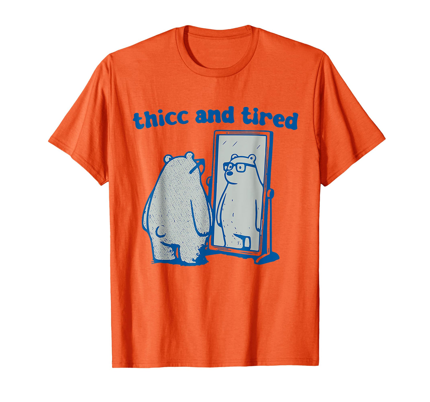 Thicc And Tired Bear Vintage T-Shirt