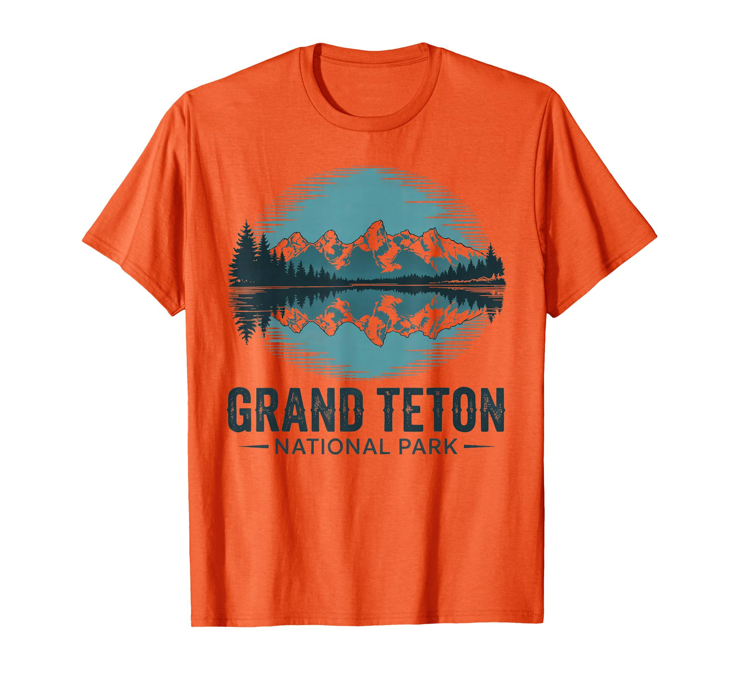 Grand Teton National Park Retro Outdoor US National Park T-Shirt