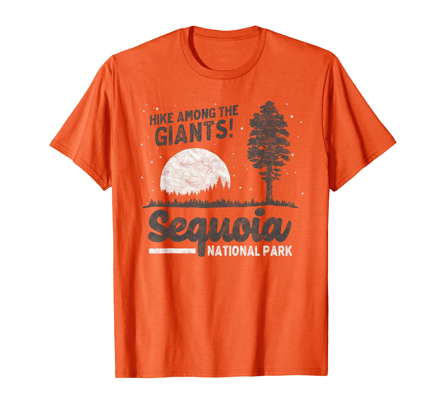 Sequoia National Park Hike with Giants! Retro 80s Tree T-Shirt