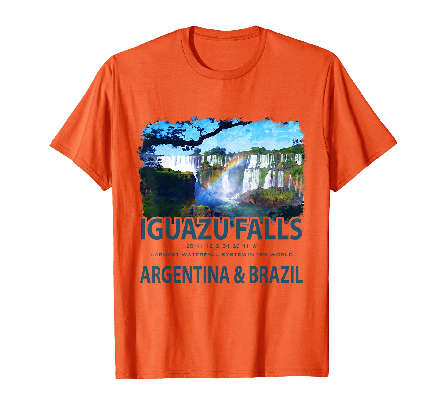 Iguazú Waterfall Travel Iguazu Falls Brazil Argentina T-Shirt