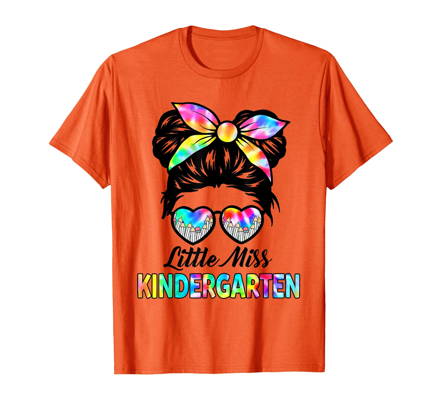 Little Miss KINDERGARTEN First Day Back To School Girls Kids T-Shirt