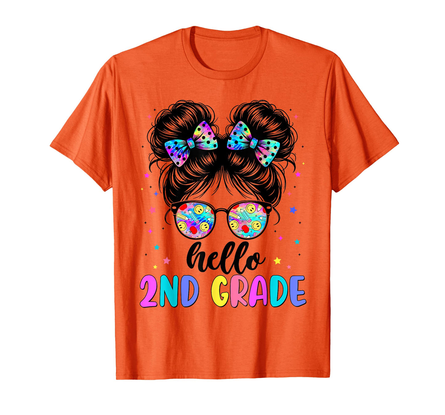 Hello 2nd Grade Shirt Girls Second Grade 1st Day of School T-Shirt