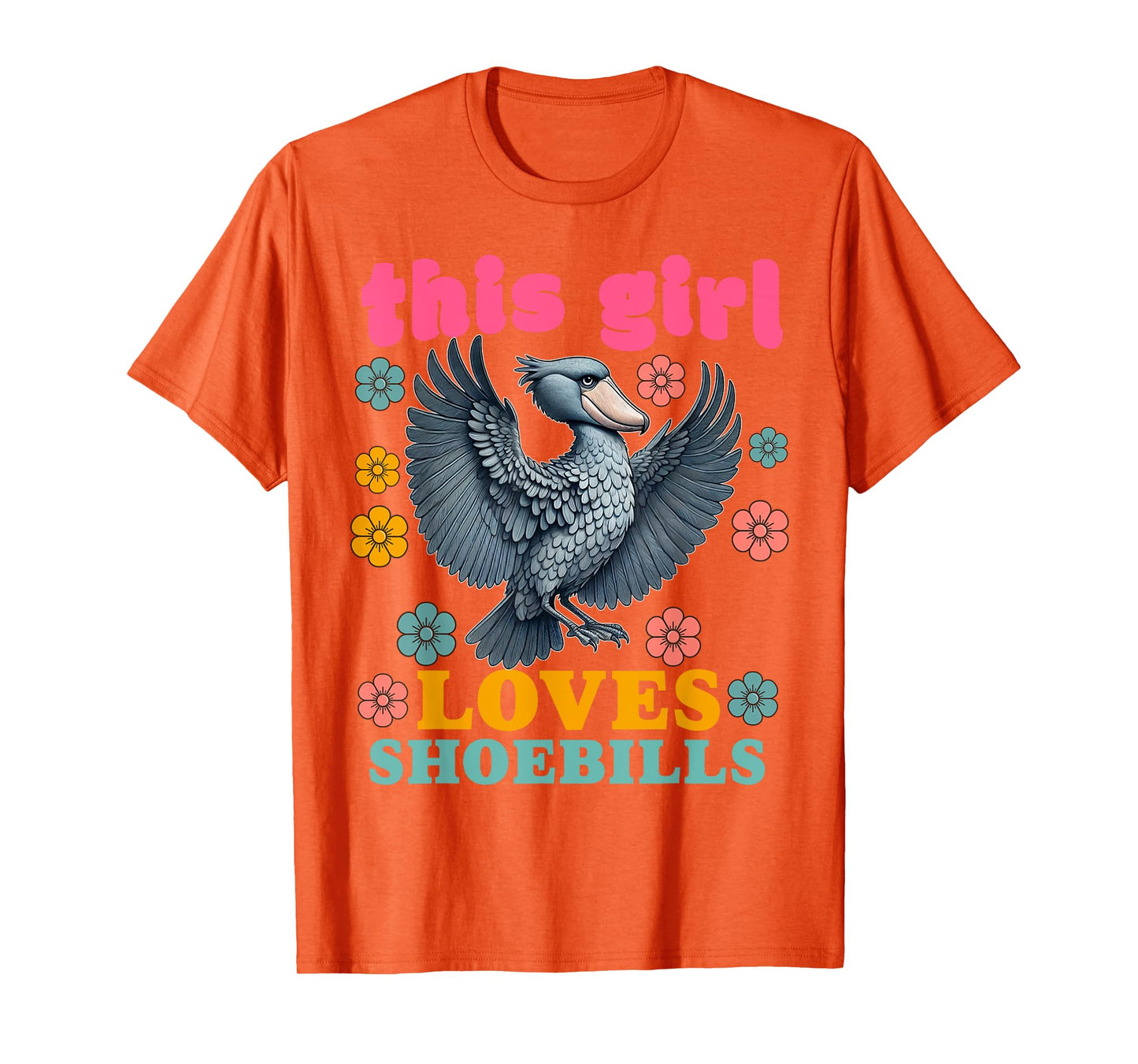 Shoebill Stork Bird Shoe-billed Stork Women Men Whaleheads T-Shirt