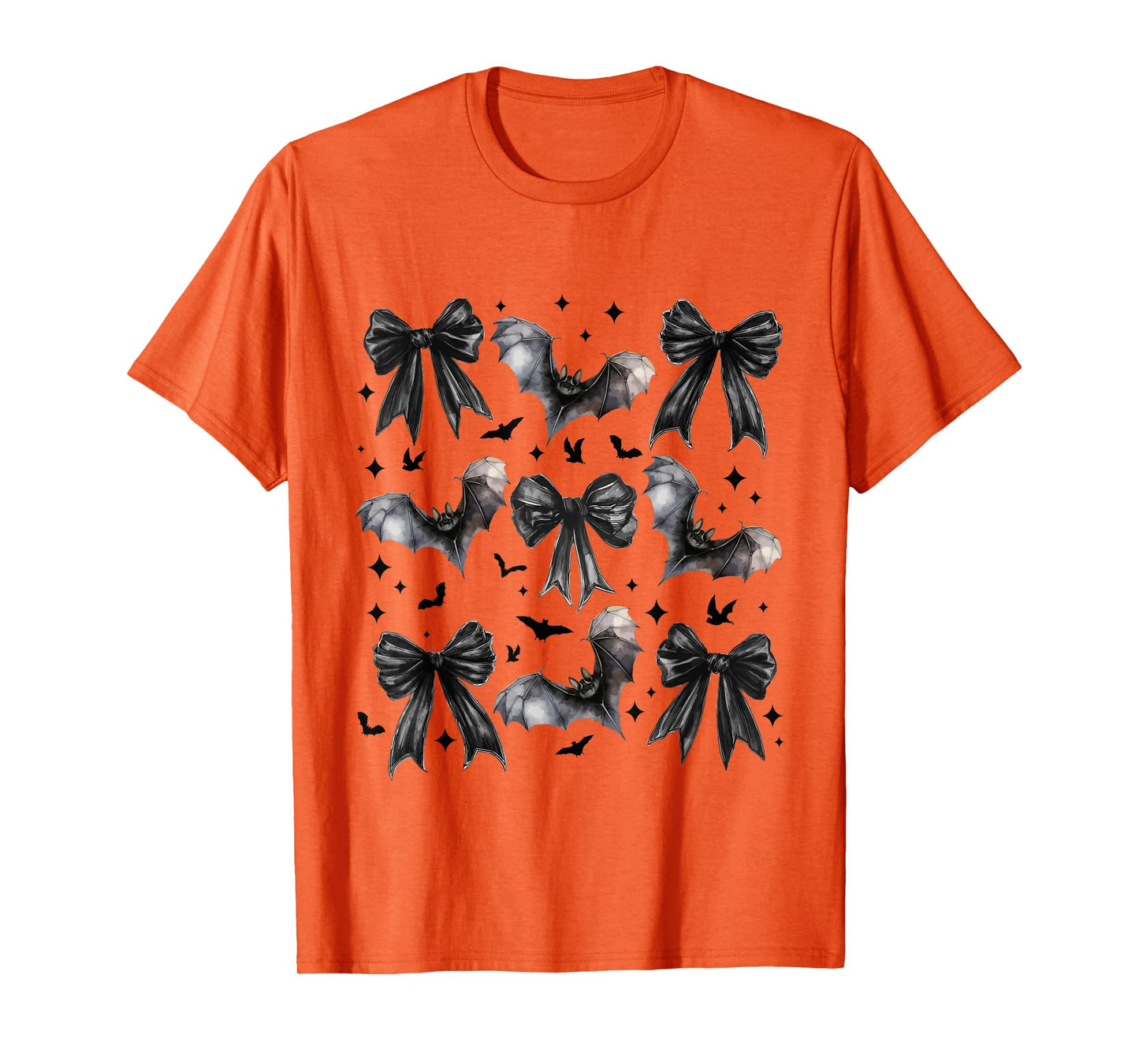 Halloween Bat Coquette Bow Halloween Bat Coquette Bows Women T-Shirt