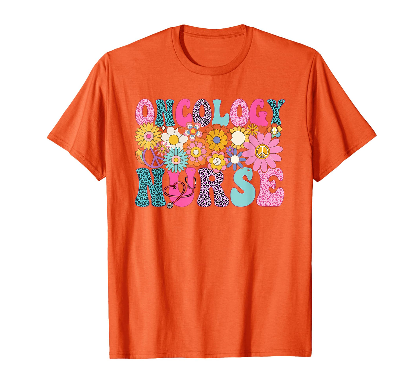 Oncology Nurse Week Groovy Appreciation Day For Women T-Shirt