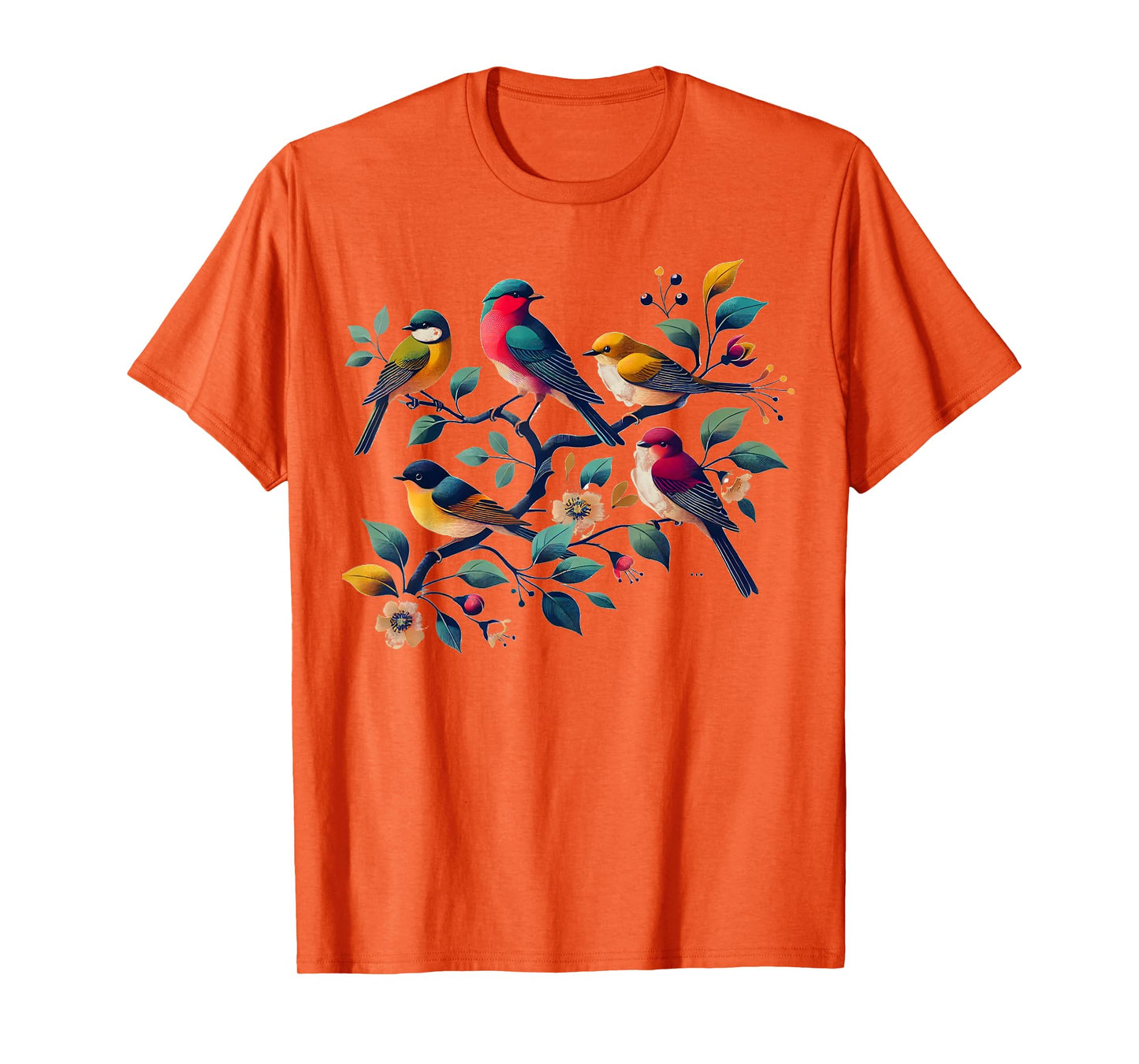 Birds On A Branch Birding Bird Watcher Birder T-Shirt