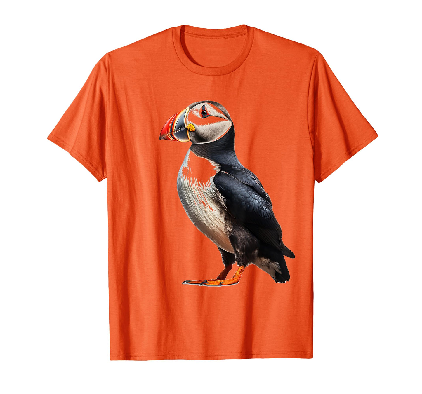 Puffin Animal Nature Motif Drawing Portrait Puffin T-Shirt
