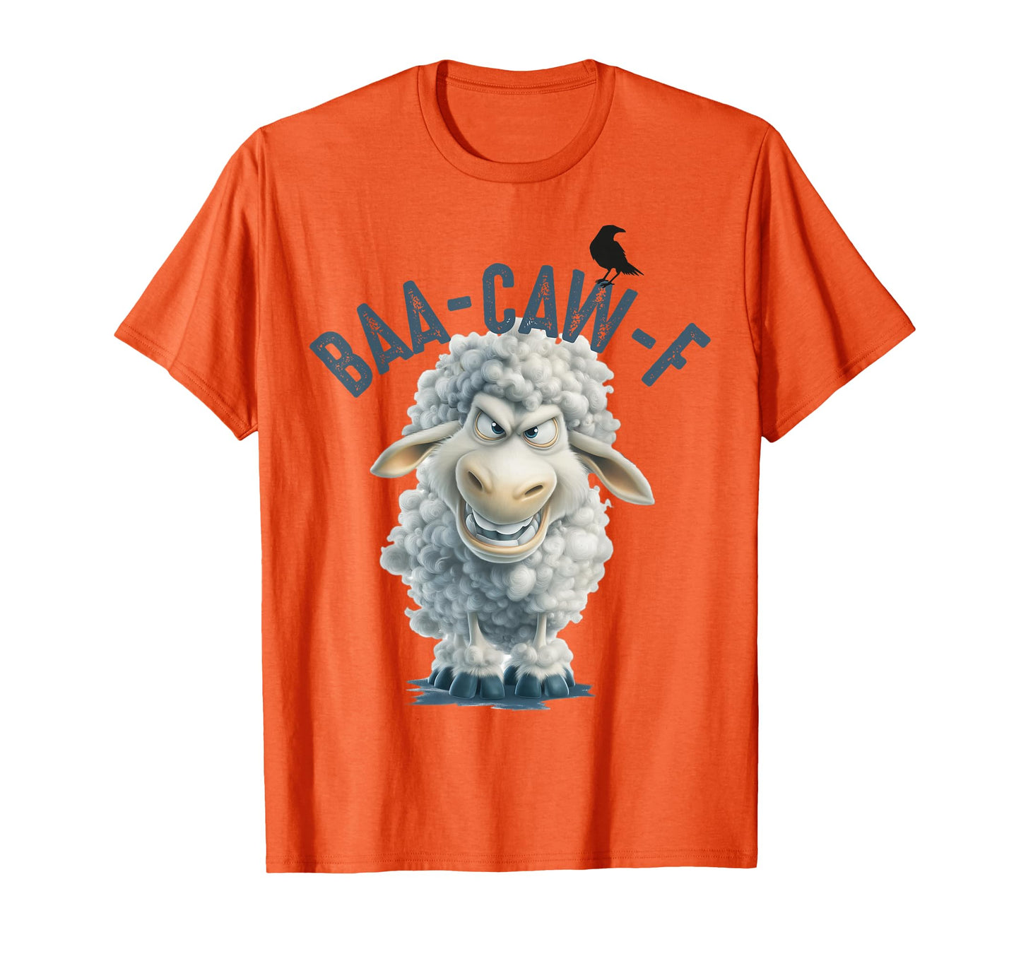Funny Back Off – Sheep Baa + Crow Caw Pun Tee for Introverts T-Shirt