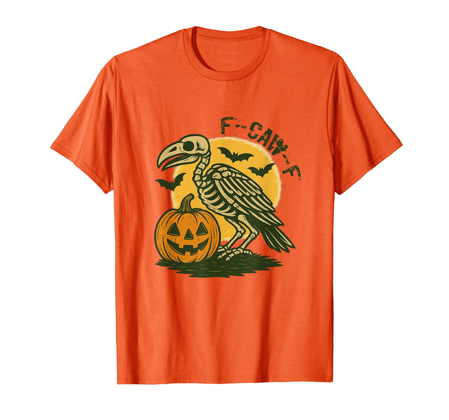 F-Caw-F Funny Black Bird F Caw F Crow Halloween T-Shirt