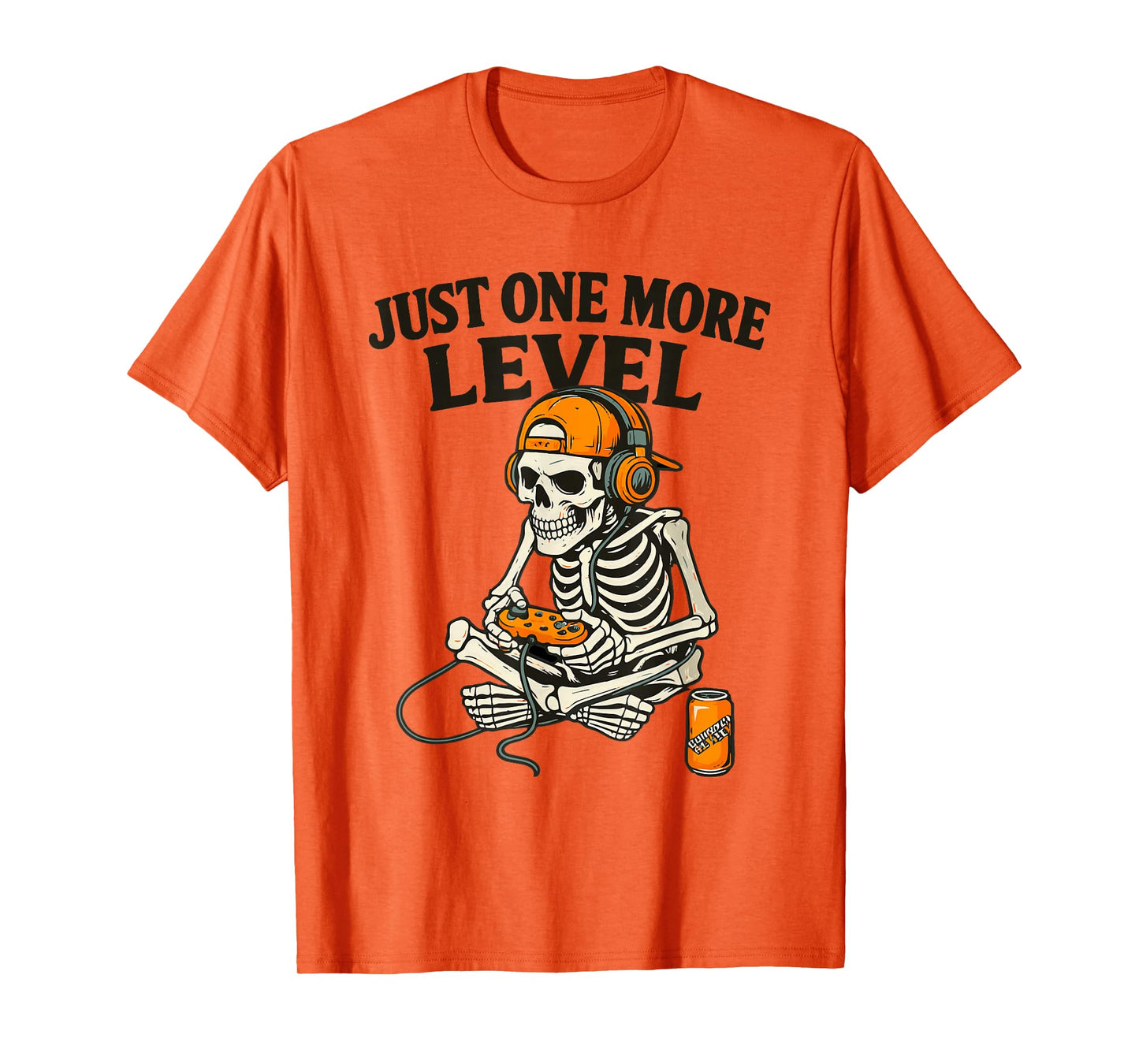 Funny Video Game Halloween Skeleton Gamer Costume Men Boys T-Shirt