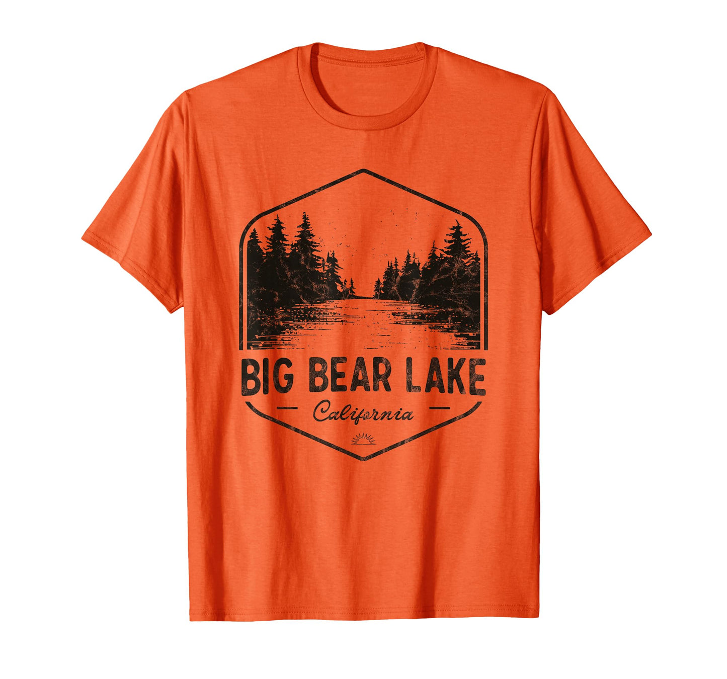 Big Bear Lake California Outdoors Vintage T-Shirt