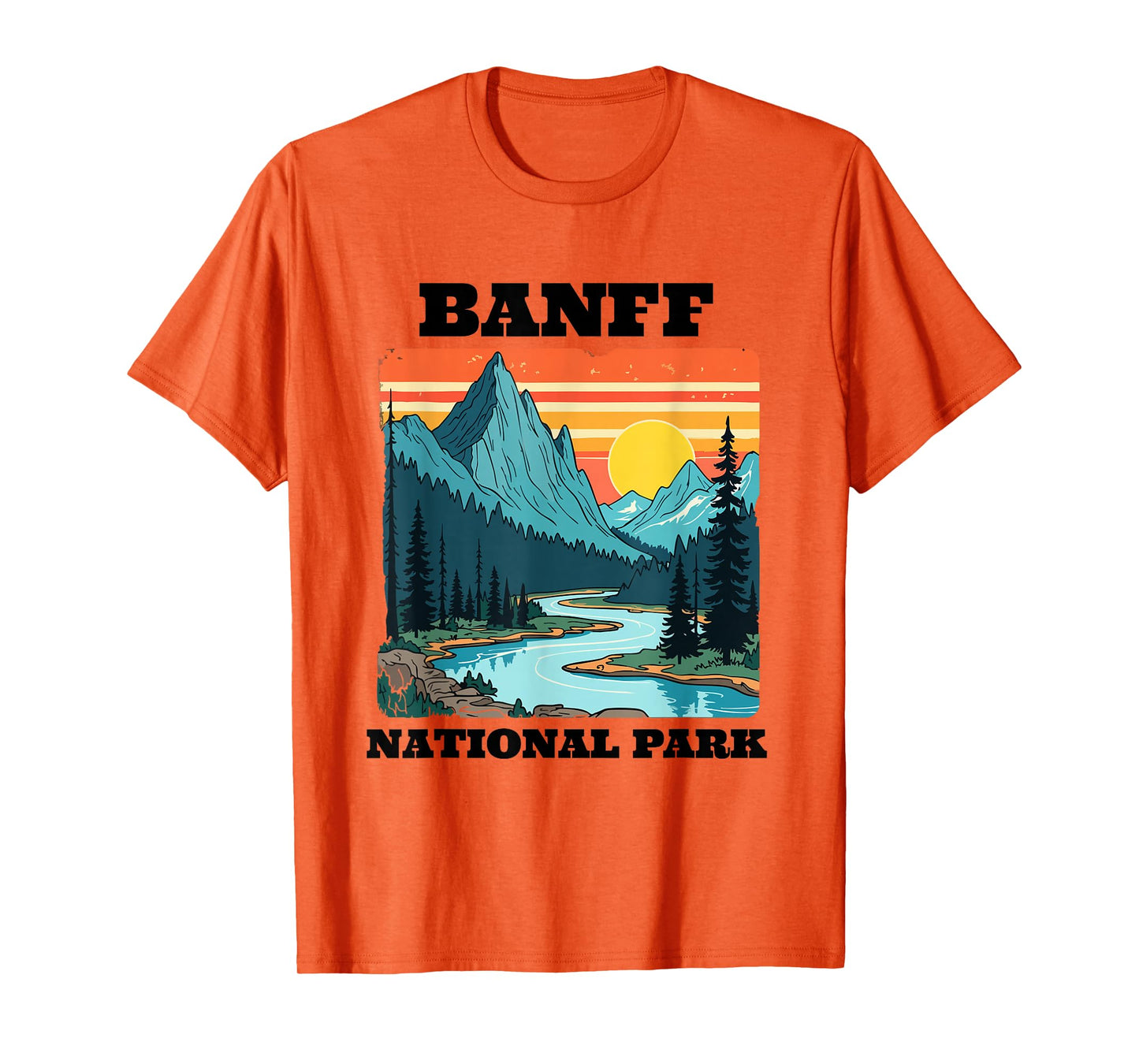 banff souvenir reminder Canadian national park men women T-Shirt