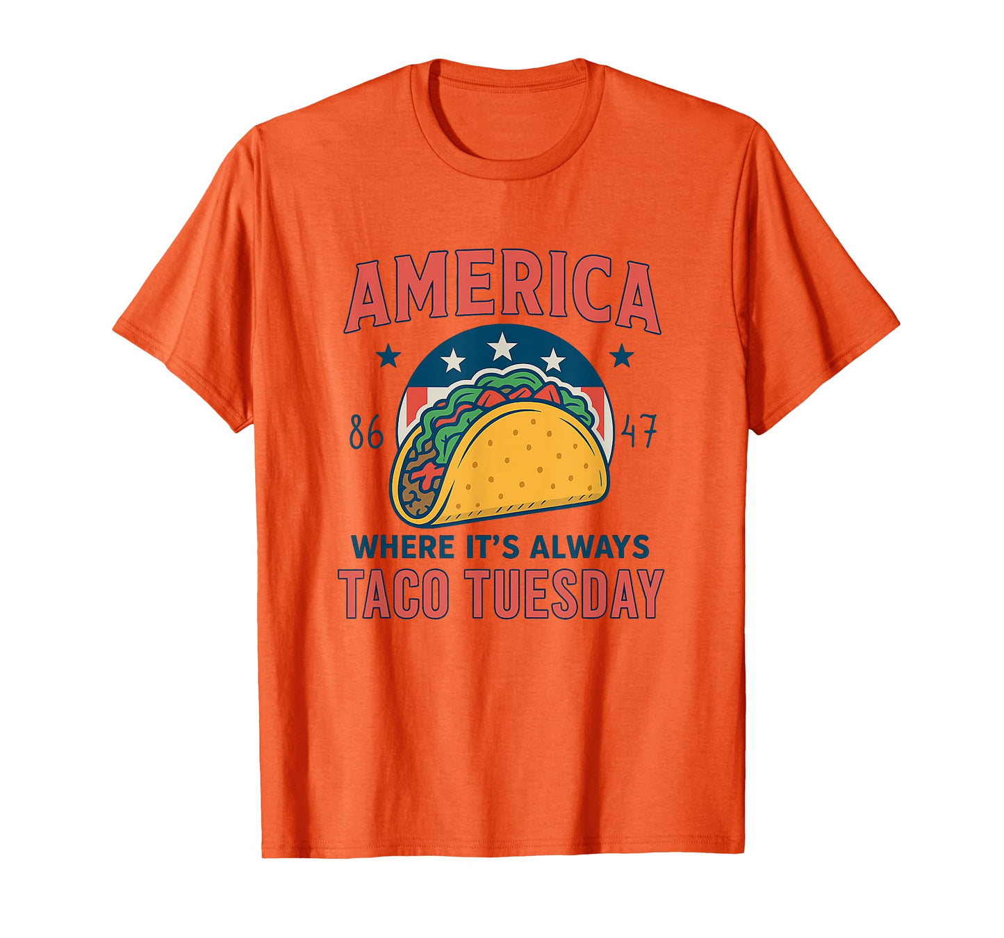 America Taco Tuesday Shirt Funny Patriotic 4th Of July Taco T-Shirt
