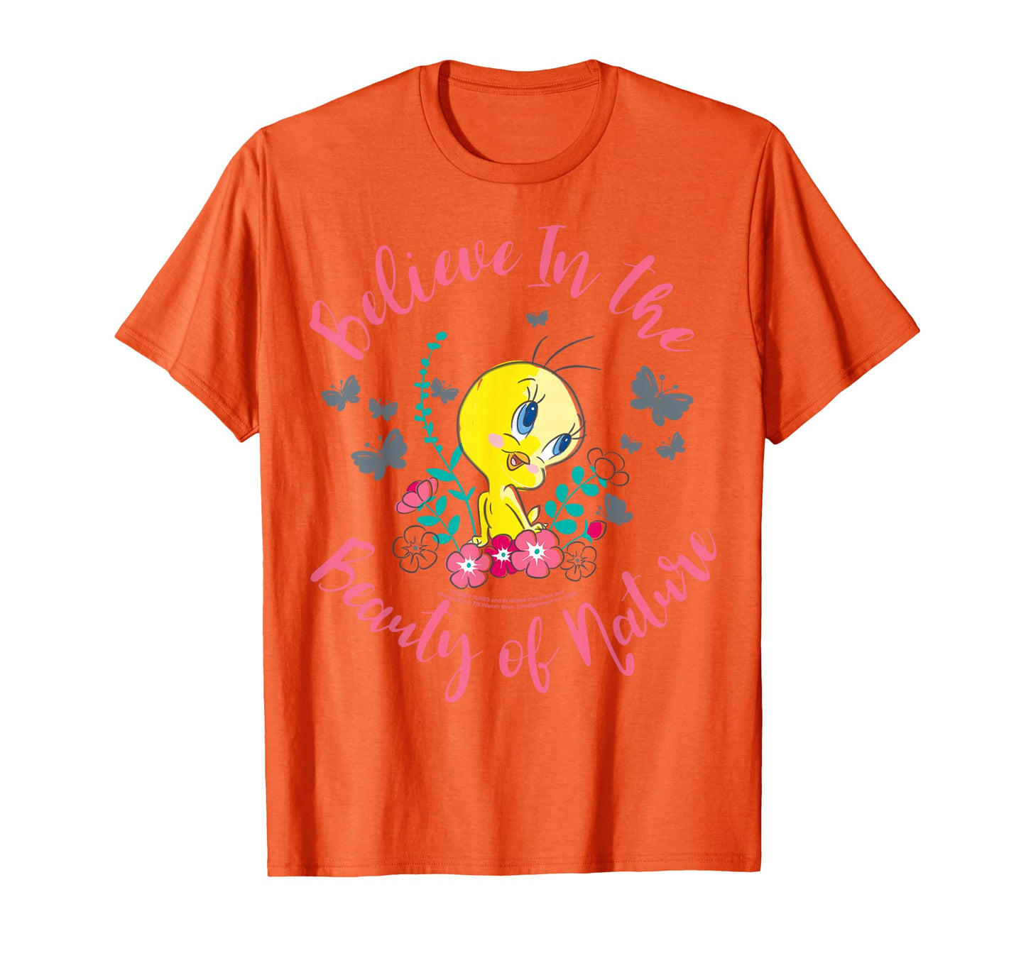 Looney Tunes Tweety Bird Believe In The Beauty Of Nature T-Shirt