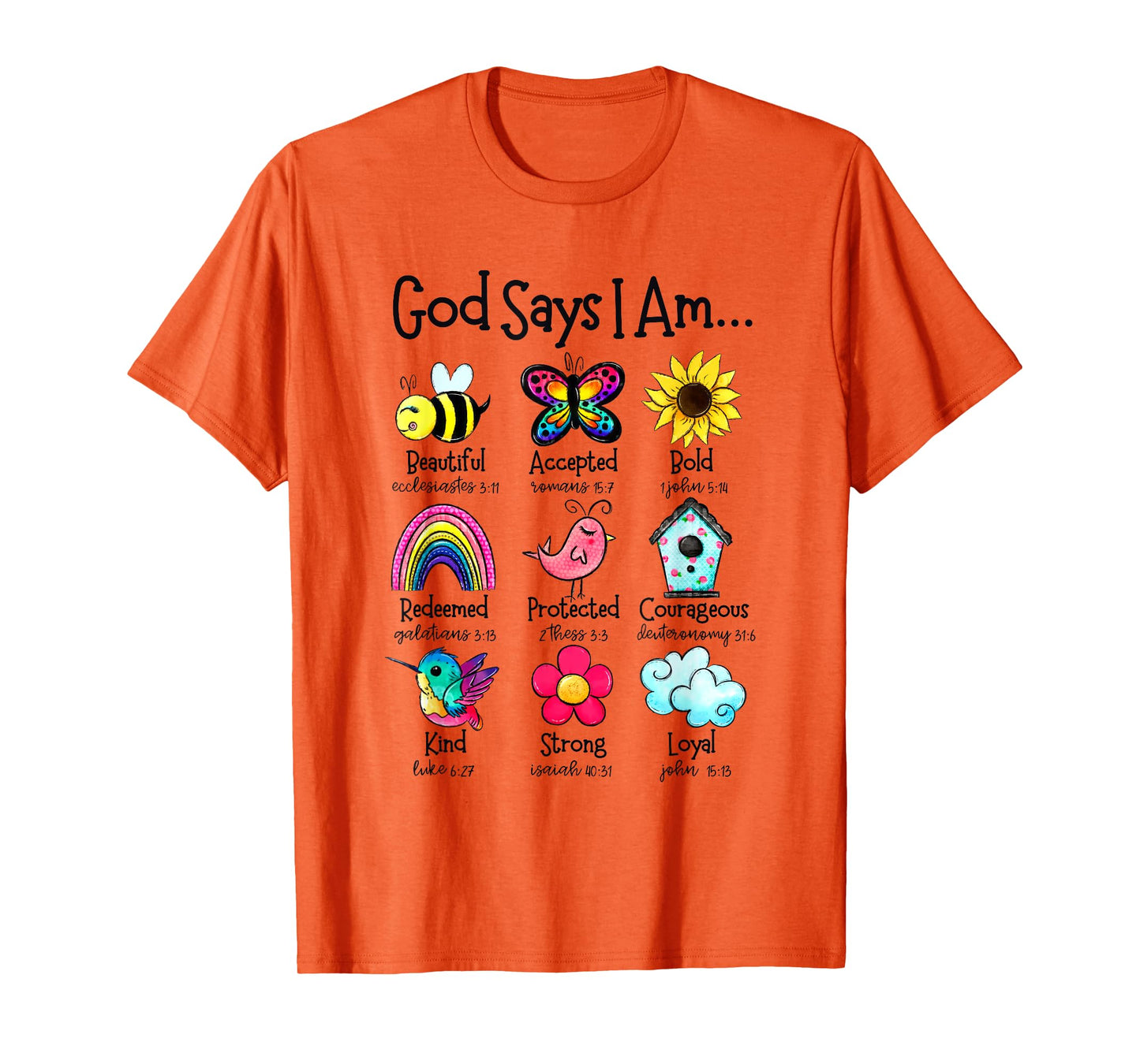 God Says I Am Bee Spring Christian Funny Easter Day Kids T-Shirt
