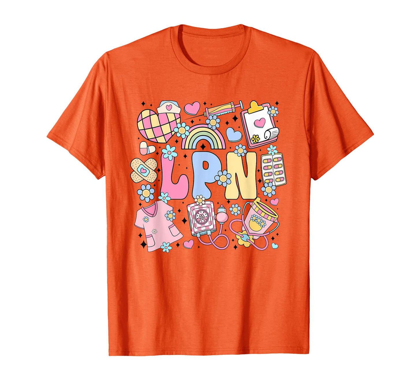 LPN Nurse Stuff Retro Licensed Practical Nurse Nursing T-Shirt