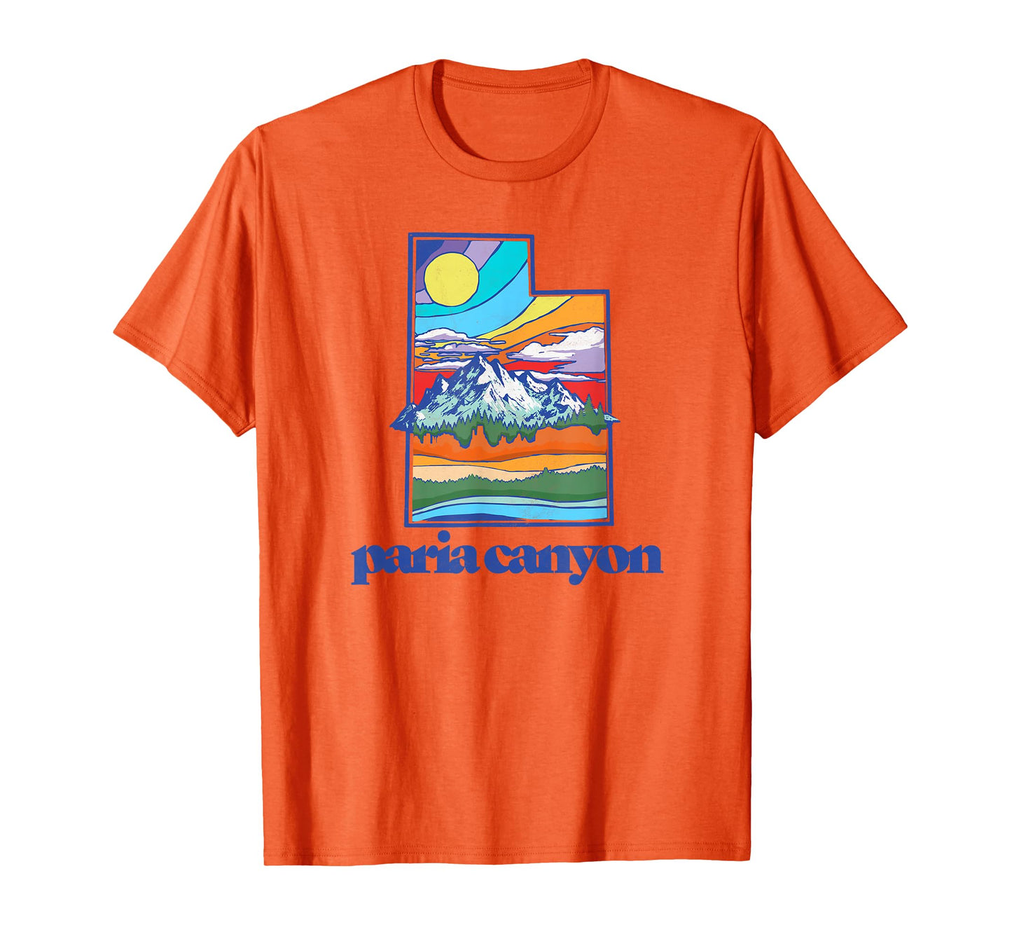 Paria Canyon Utah Vintage Nature Outdoor Graphic T-Shirt