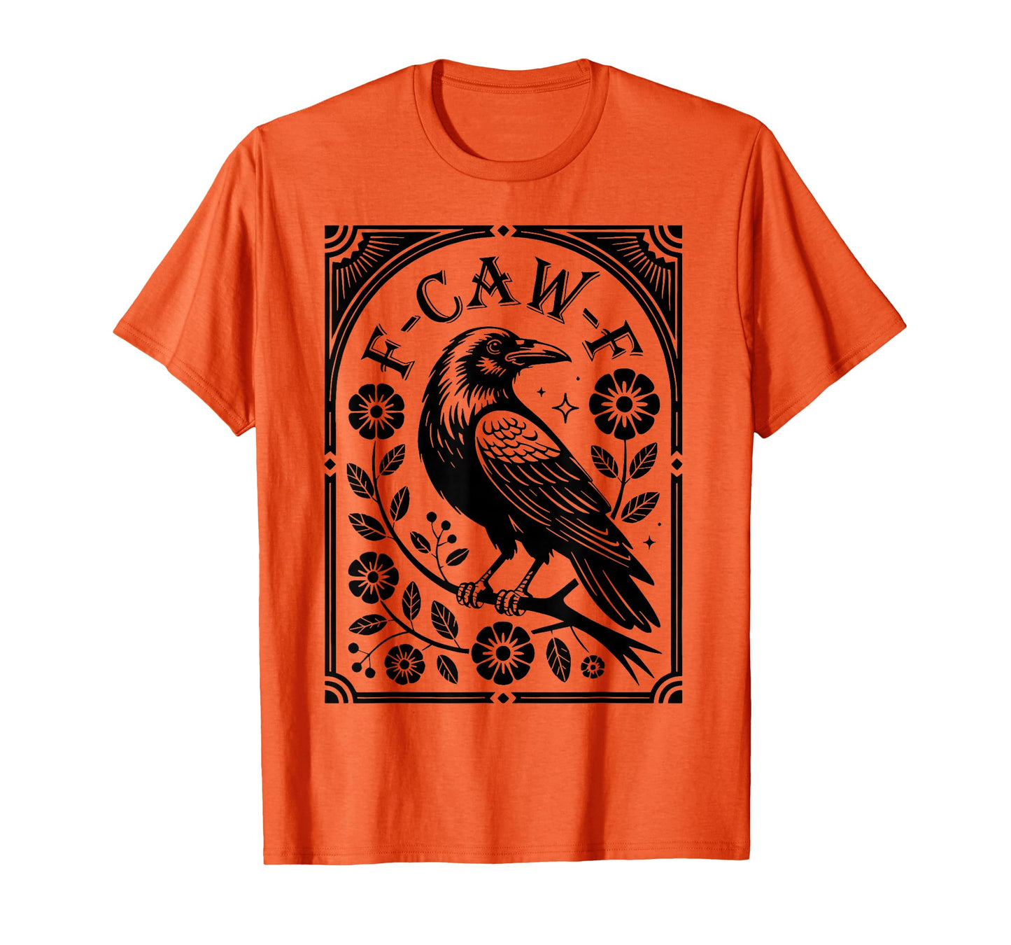 Halloween F-CAW-F Gothic Crow T-Shirt