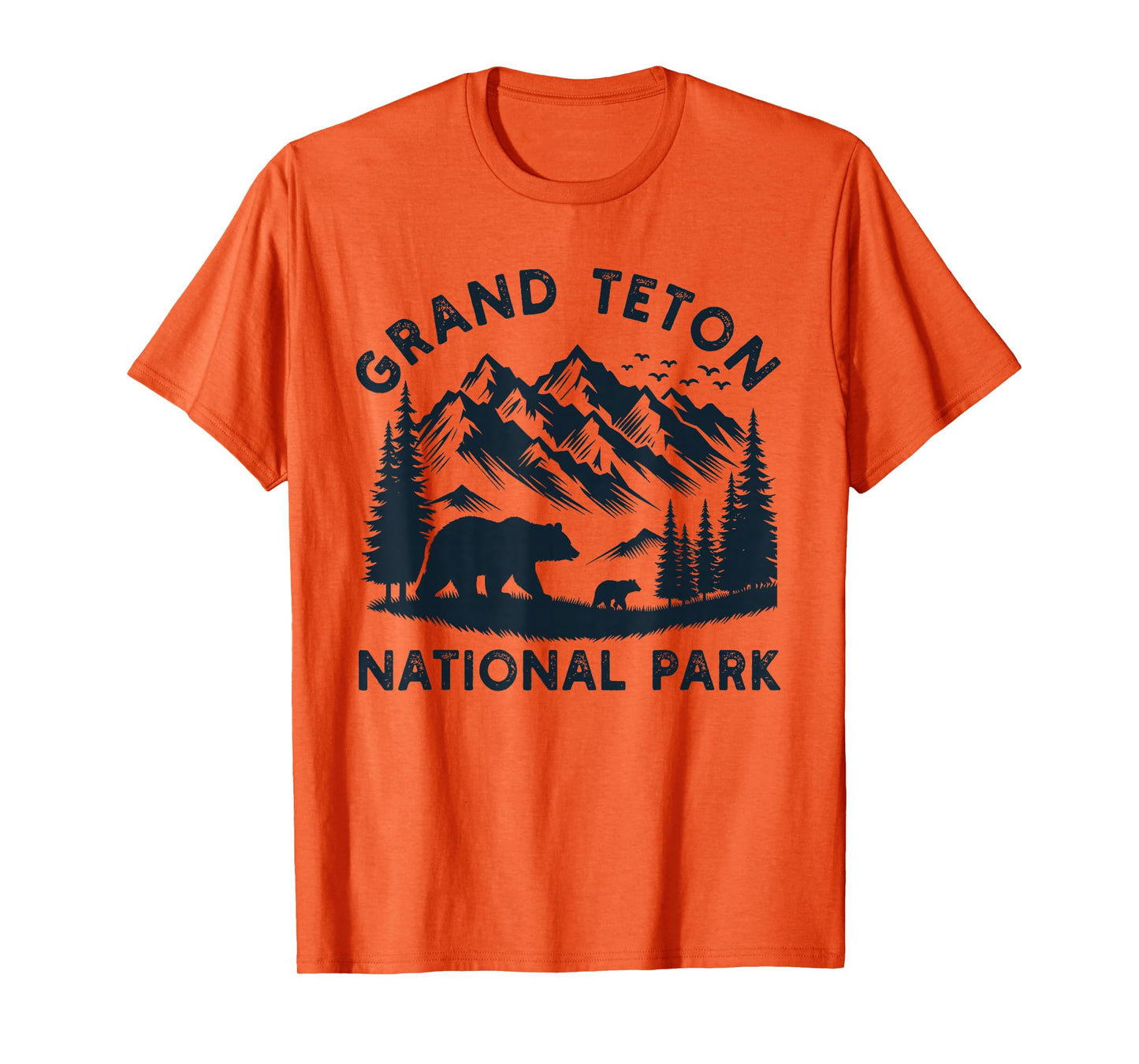 Grand Teton National Park Wyoming Bear Hiking Mountain T-Shirt