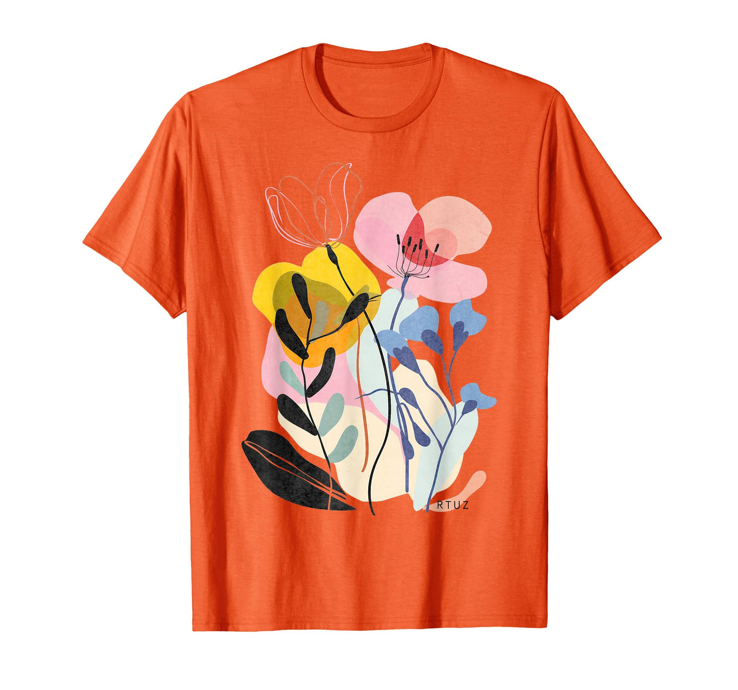 Boho Style Floral Pastel Design Flowers Hipster Streetwear T-Shirt
