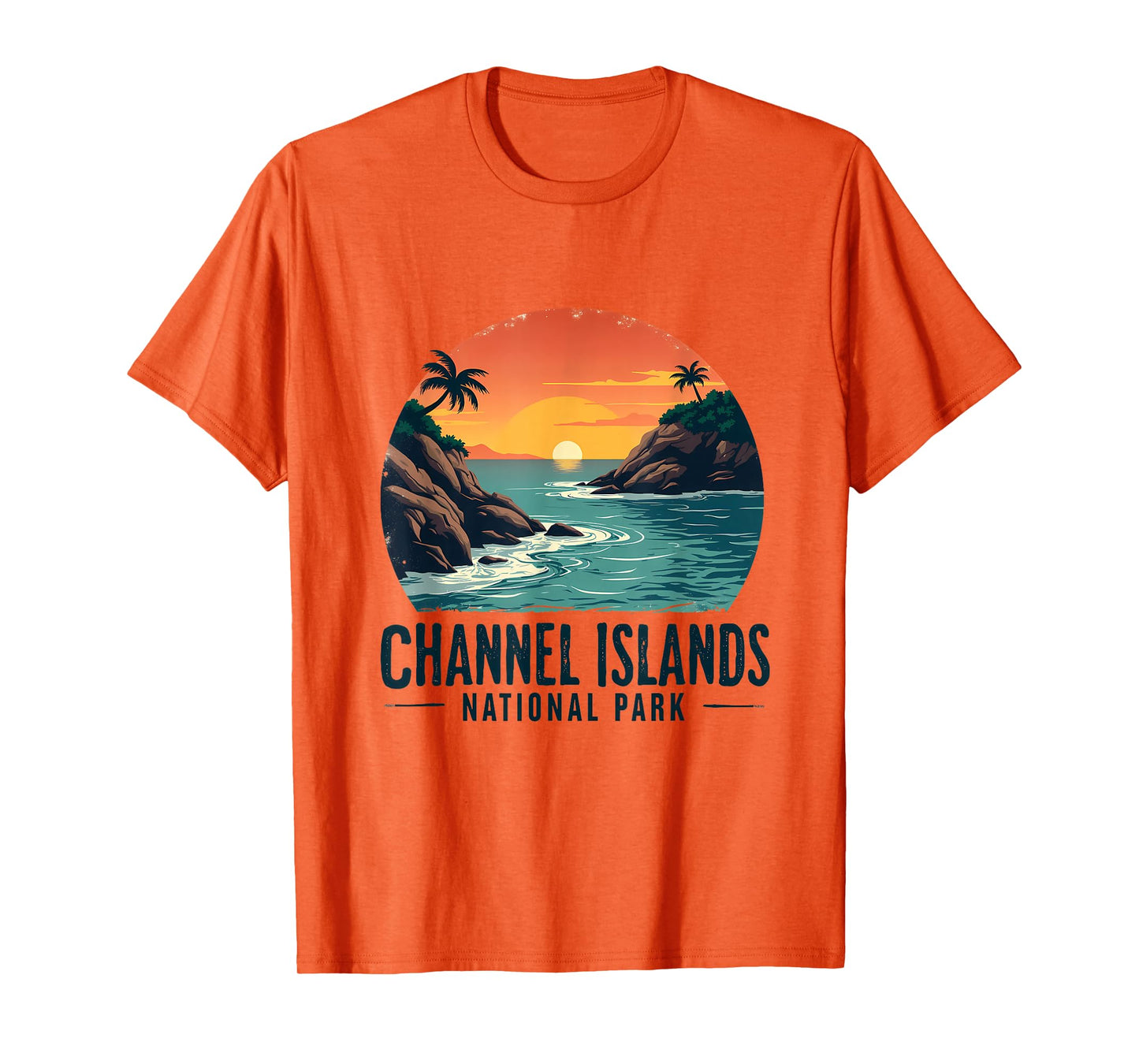 Channel Islands National Park Sunset Coastal View T-Shirt