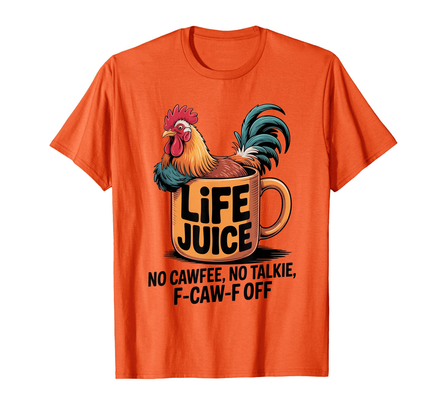 Funny Coffee Lover F-CAW-F Cawfee T-Shirt