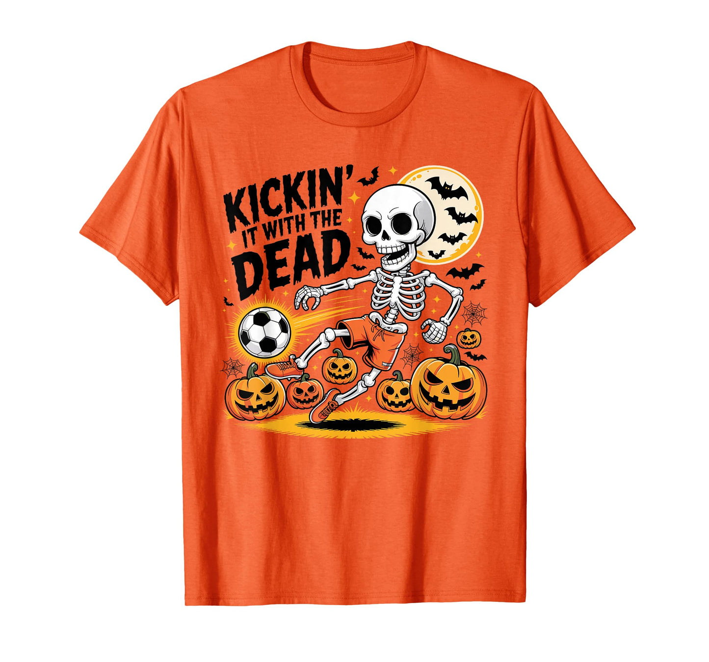 Kickin' It Halloween Skeleton Soccer Player T-Shirt
