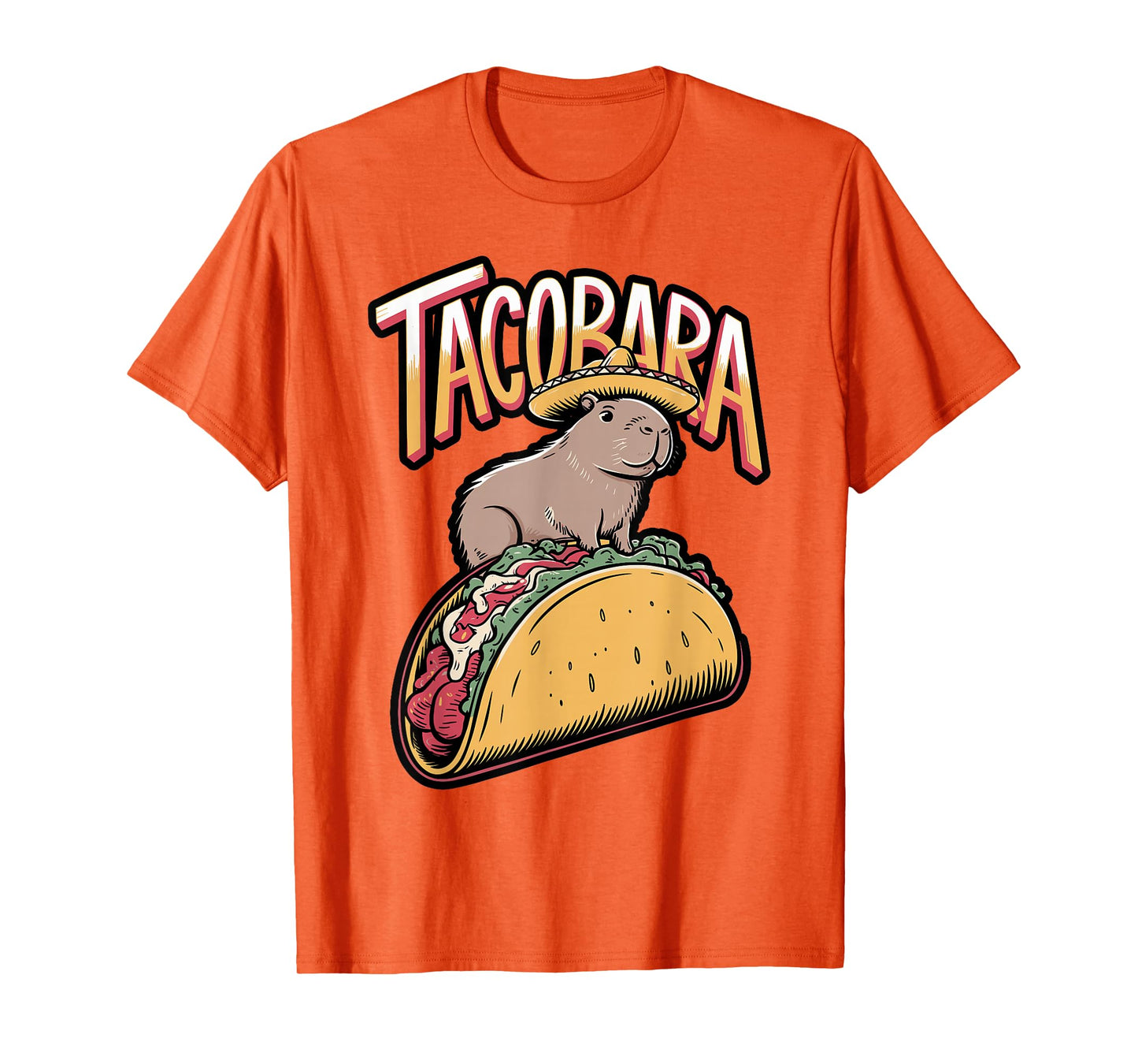 Tacobara Cute Capybara Taco Joke T-Shirt