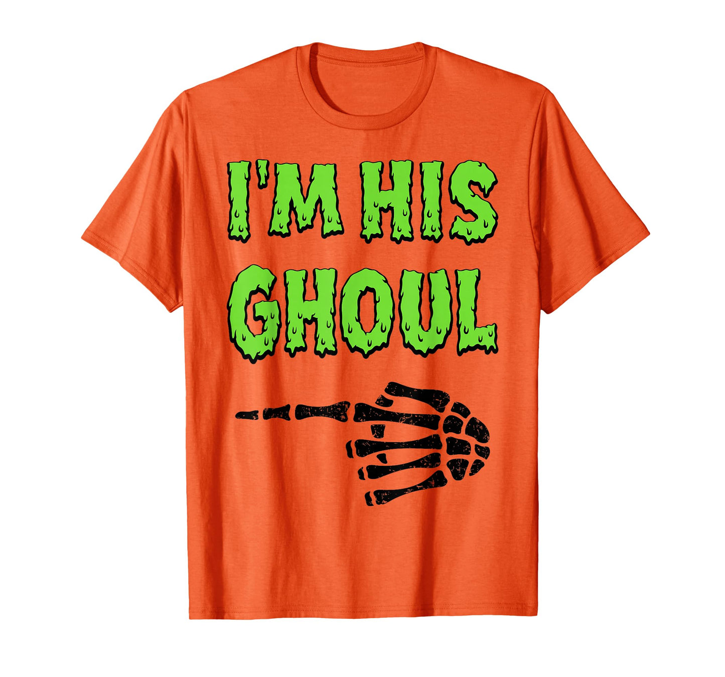 Im Her Boo Im His Ghoul Halloween Couple Matching Women Men T-Shirt