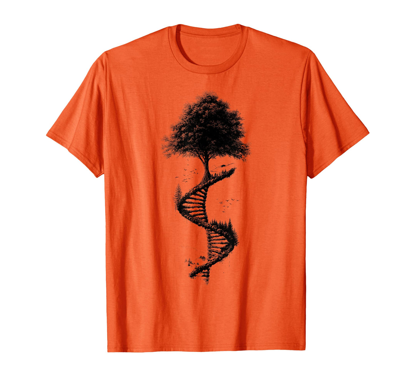 Tree DNA Nature Symbolic Artistic Surreal Graphic T-Shirt