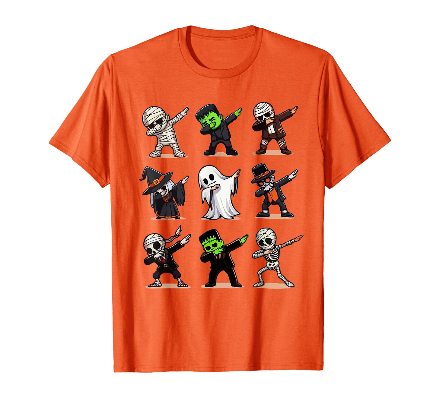 Dabbing Halloween Boys Skeleton Toddler Kids Vampire Ghost T-Shirt