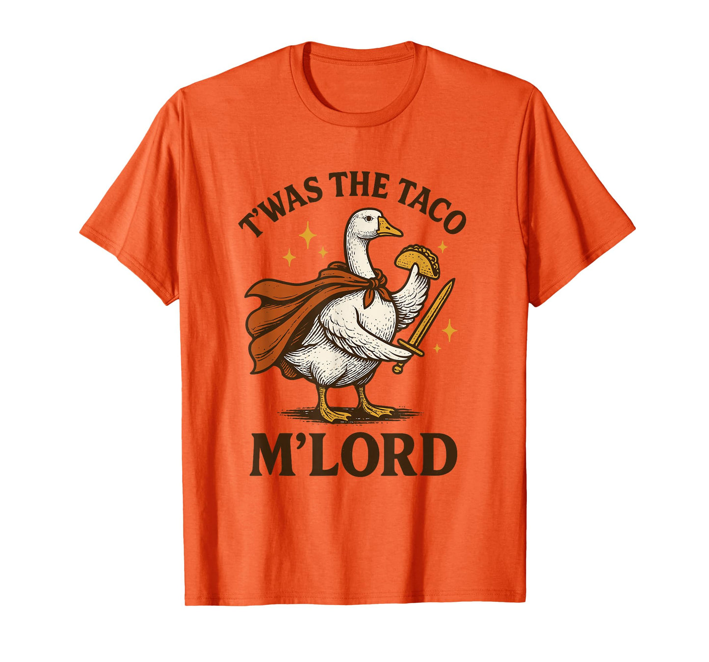 Funny Meme TWAS The Taco M Lord Silly Goose Graphic Tee Kids T-Shirt