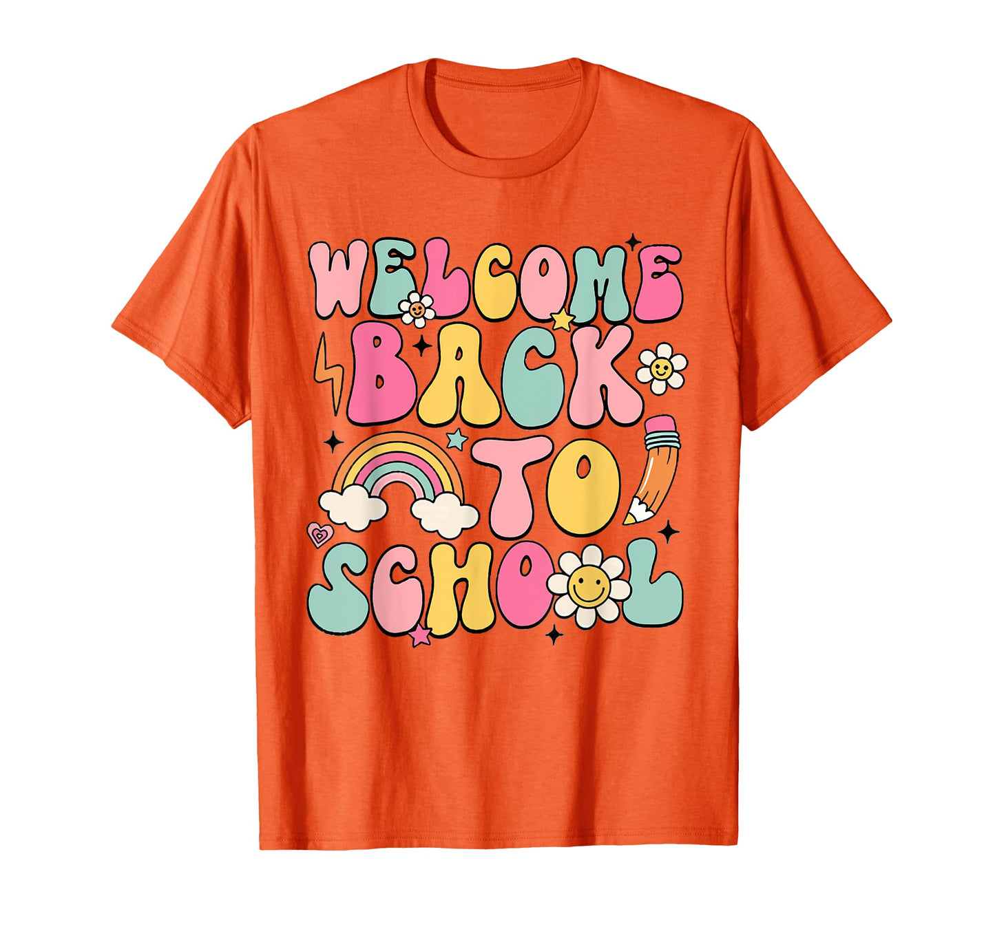Retro Welcome Back to School Teacher Appreciation Boys Girls T-Shirt