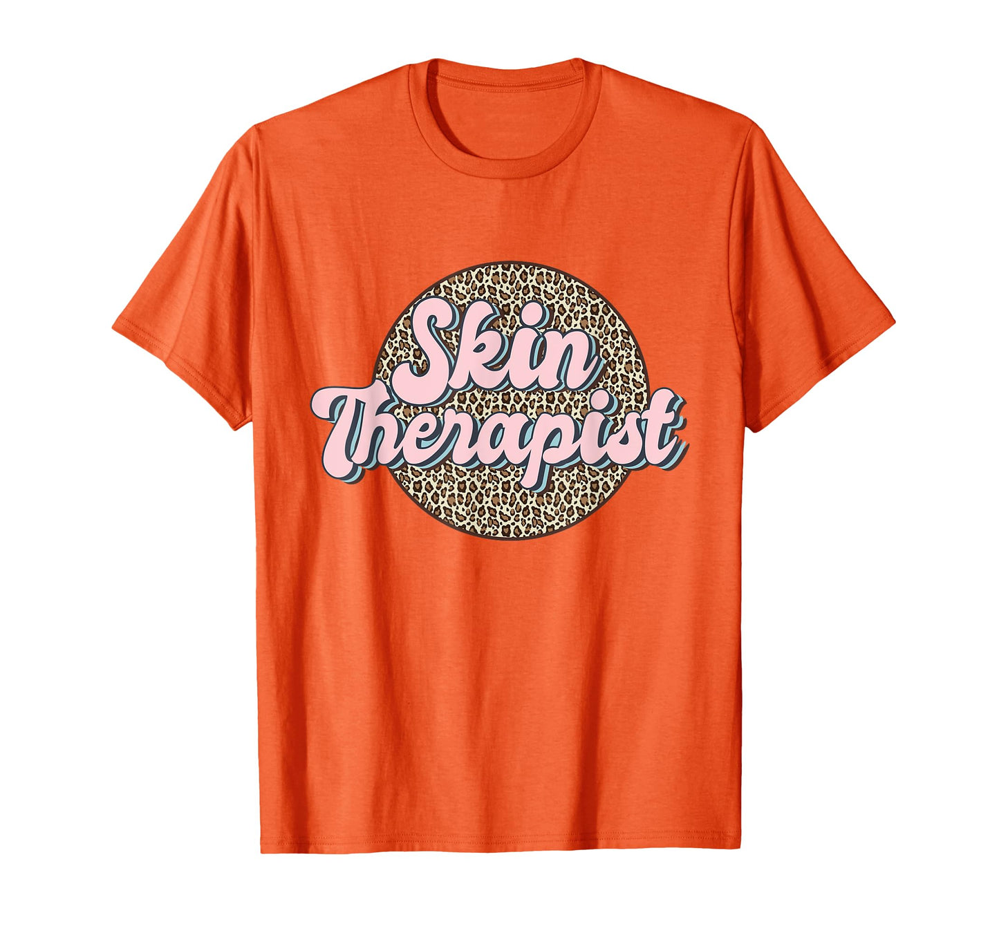 Skin Therapist Esthetician Leopard Skincare T-Shirt