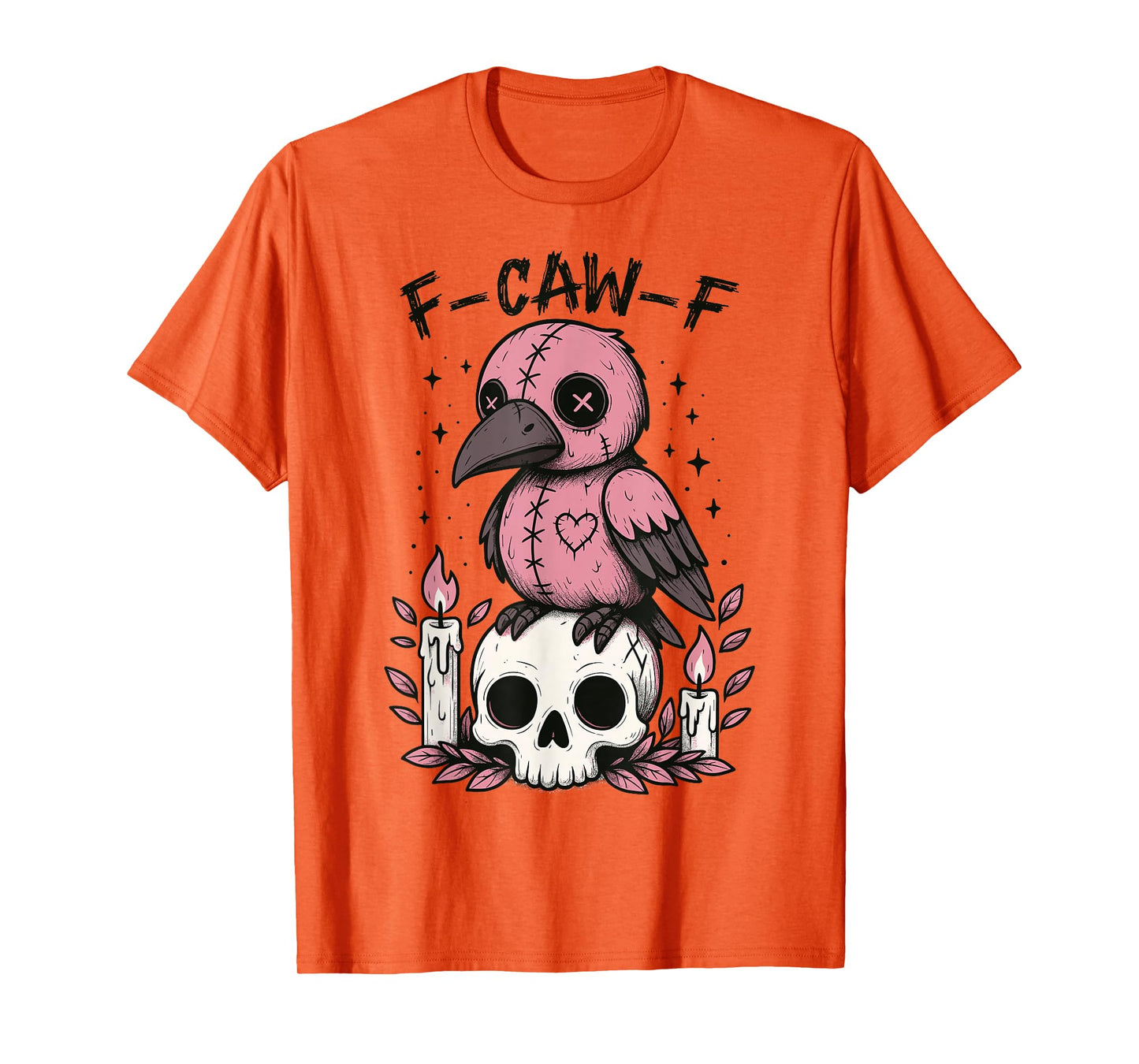 F-Caw-F Crow Funny Pastel Goth Crow Gothic Dark Humor T-Shirt
