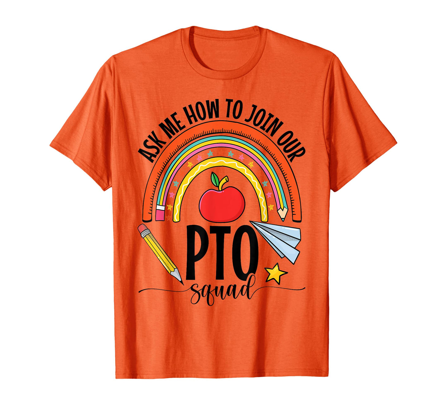 PTO Crew Parent Teacher Organization Parent School Volunteer T-Shirt for Men Women Girls Kids