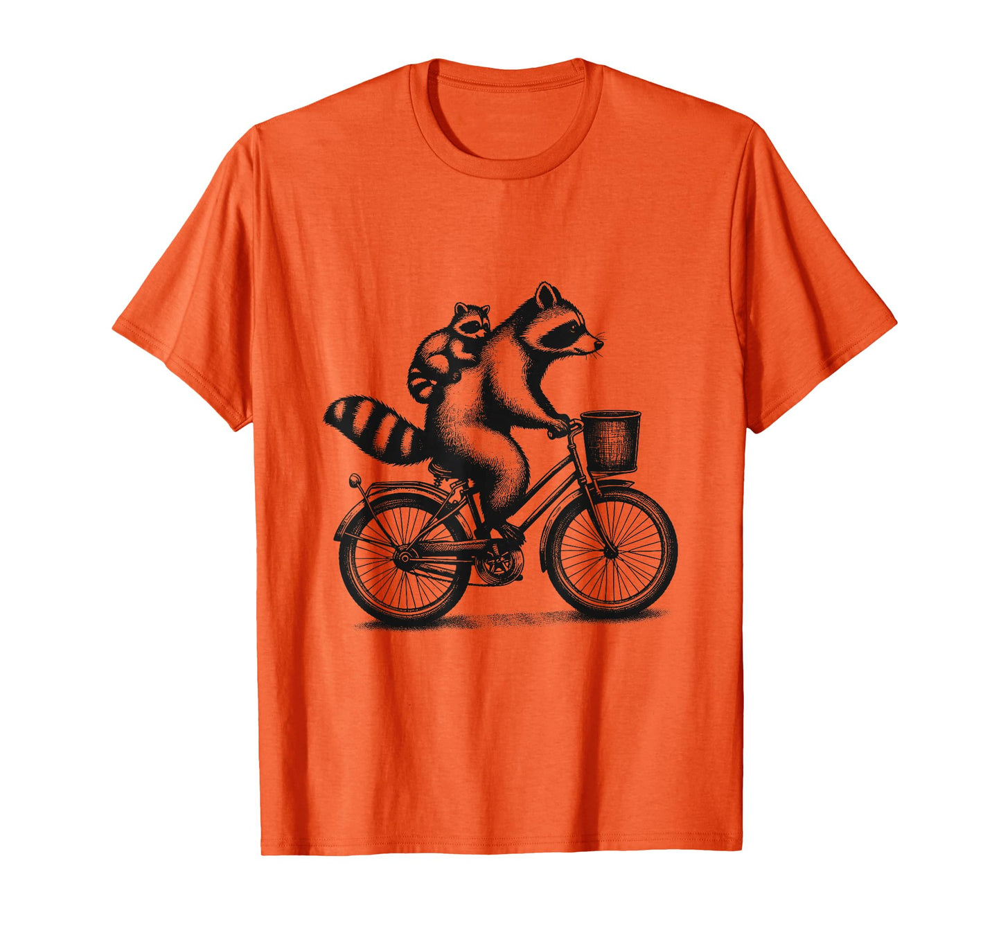 Retro Bike Racoon - Raccoon Ride Bicycle with Child T-Shirt