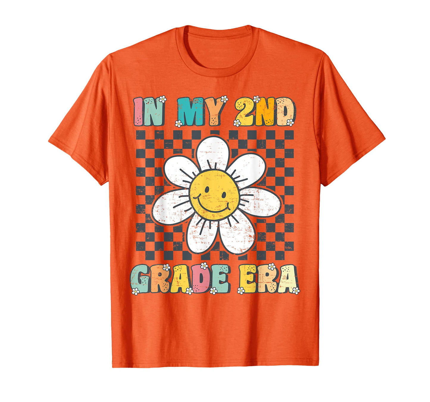 In My 2nd Grade Era Retro Groovy Second Grade Back to School T-Shirt