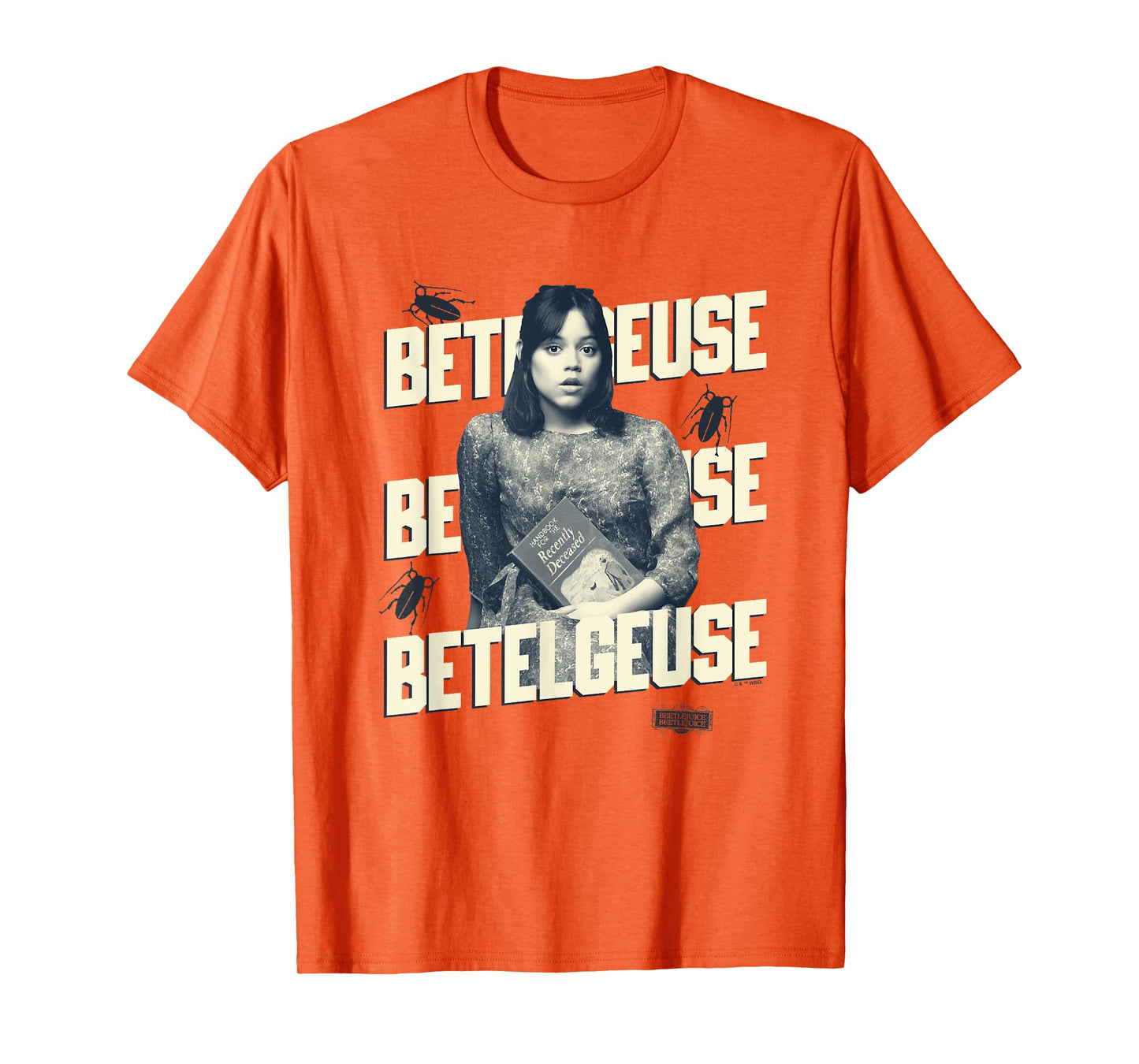 Beetlejuice Beetlejuice Astrid Holding Book Vintage T-Shirt