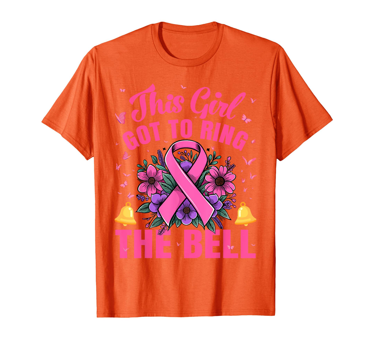 This Girl Got to Ring the Bell Last Chemo Breast Cancer T-Shirt