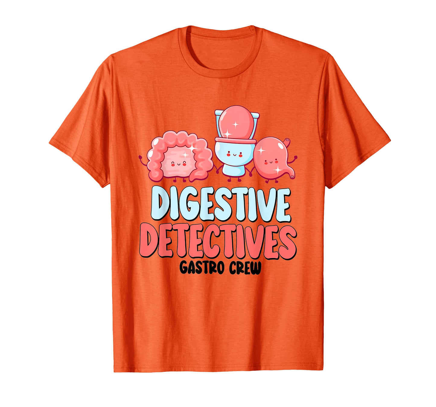 Gastroenterology Nurse GI Digestive Detective Gastro Crew T-Shirt