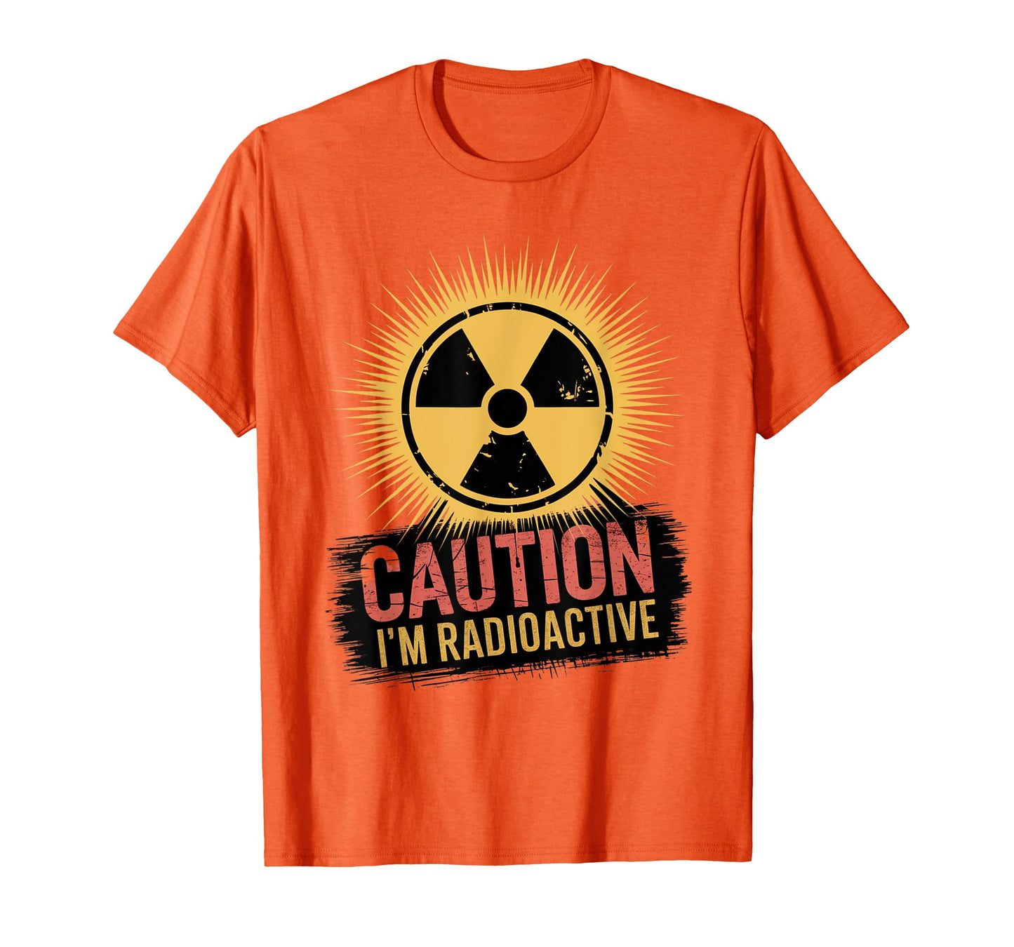 Caution I'm Radioactive Radiation Civil Defense Novelty T-Shirt